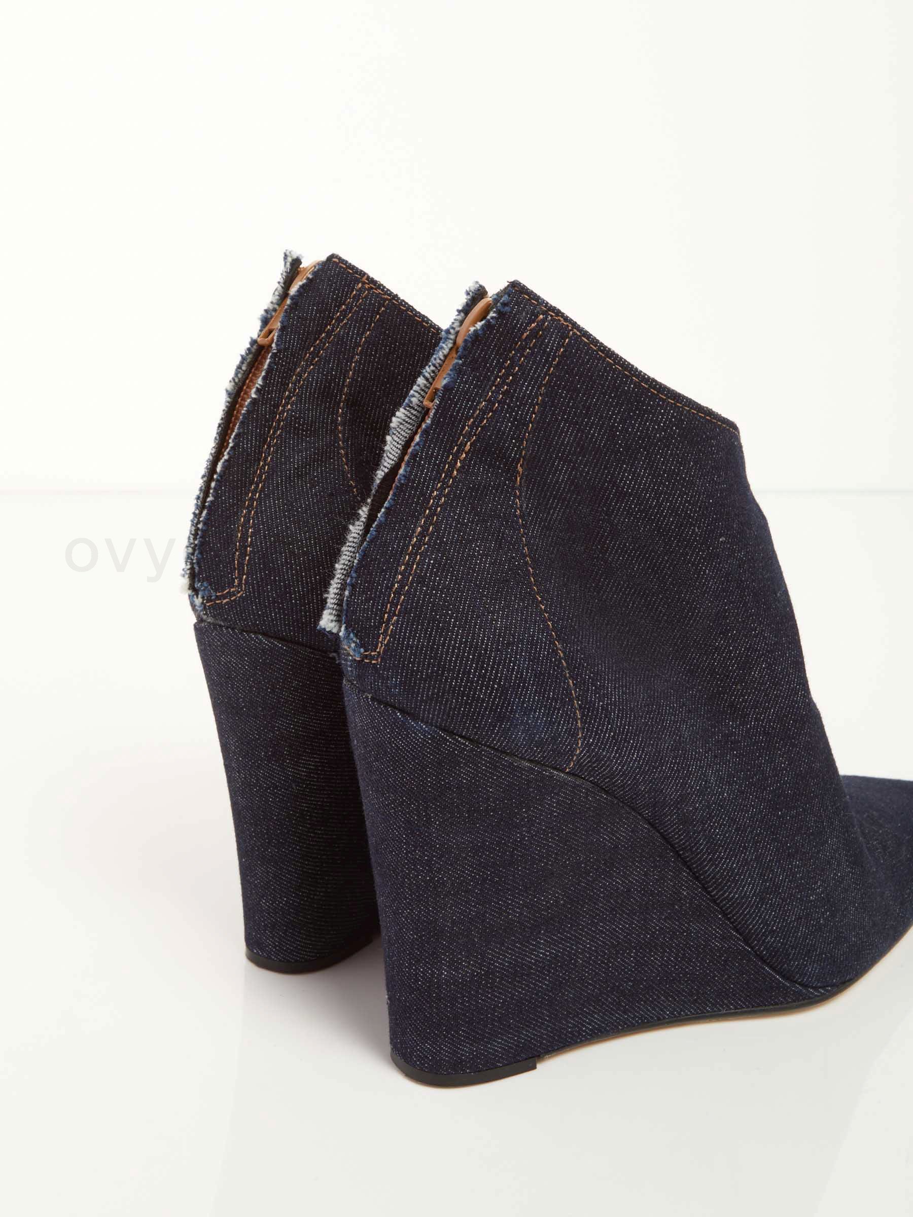 Al 70 Wedge Jeans Ankle Boots F0817885-0471